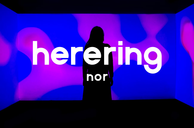 "herering" 色聴による空間インスタレーション
