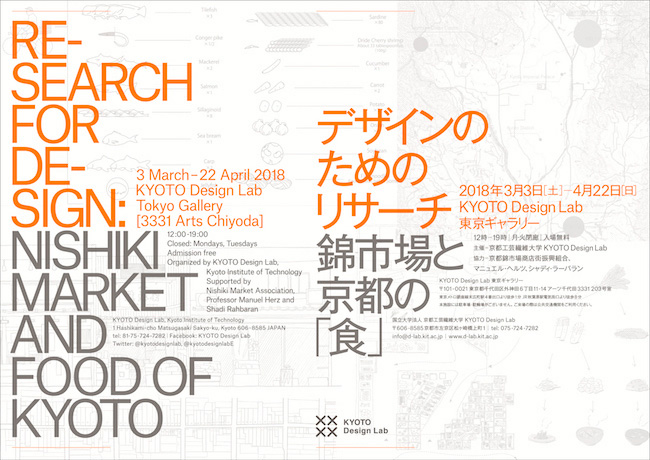 デザインのためのリサーチ----錦市場と京都の「食」